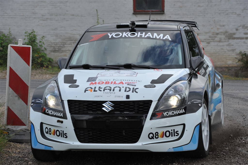 Kenneth Madsen og Henrik Dernoff har mulighed for at sikre sig deres tredje Danmarksmesterskab ved Stilo Rally Odder 2014
(Foto: Morten Alstrup)
